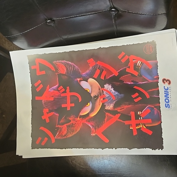 Sonic 3 Japanese moive poster - Picture 1 of 1